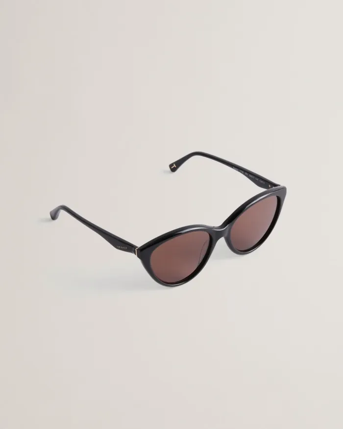 Ted Baker Sunglasses Women MAYSEY 8211 Cat Eye Acetate Frame Sunglasses Black Ted Baker Sunglasses Women MAYSEY 8211 Cat Eye Acetate Frame Sunglasses Black