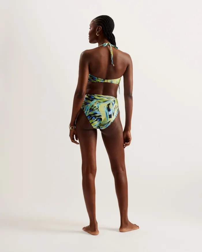 Ted Baker Swimwear and Beachwear Women CHAYRL 8211 Belted High Waist Bikini Bottoms Lime Ted Baker Swimwear and Beachwear Women CHAYRL 8211 Belted High Waist Bikini Bottoms Lime