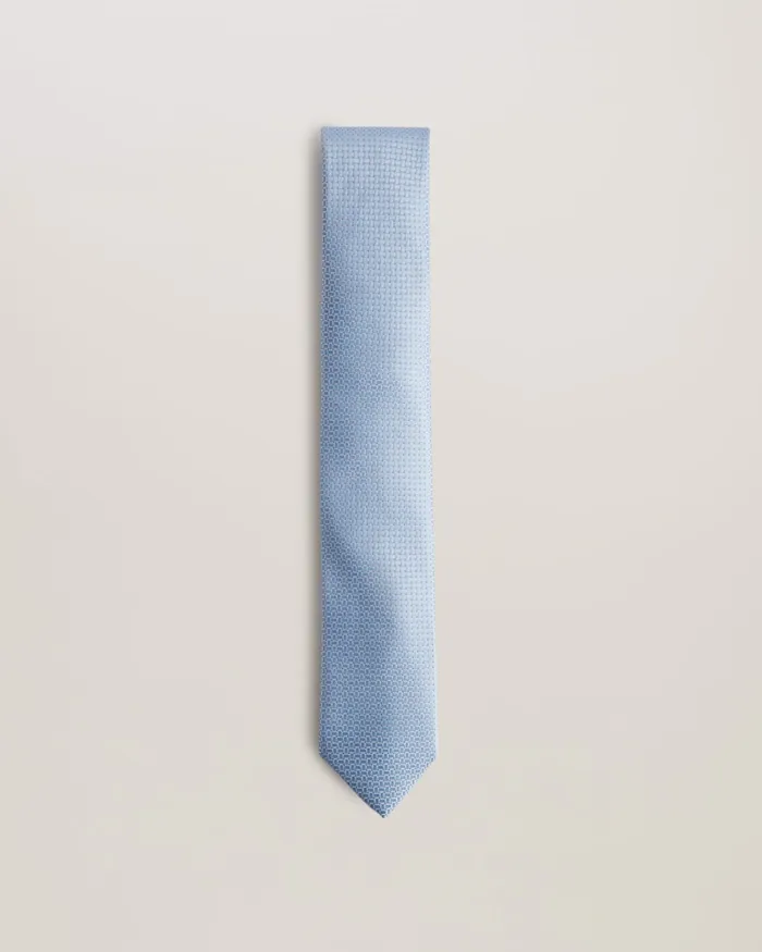 Ted Baker Ties and Bowties Men LEOPOLE 8211 Micro Geometric Pattern Silk Tie Light Blue Ted Baker Ties and Bowties Men LEOPOLE 8211 Micro Geometric Pattern Silk Tie Light Blue