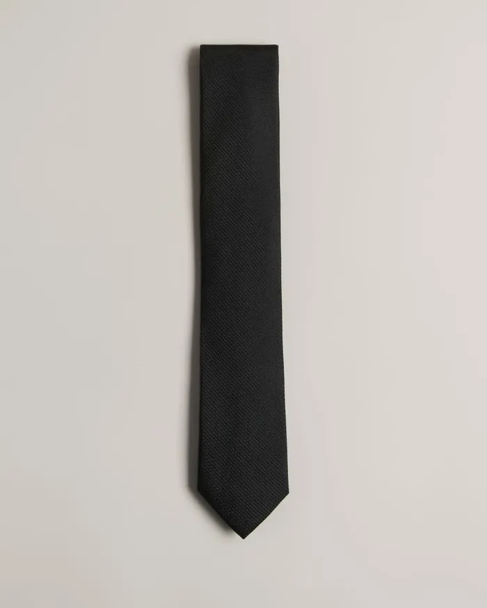 Ted Baker Ties and Bowties Men PHILLO 8211 Textured Tie Black Ted Baker Ties and Bowties Men PHILLO 8211 Textured Tie Black