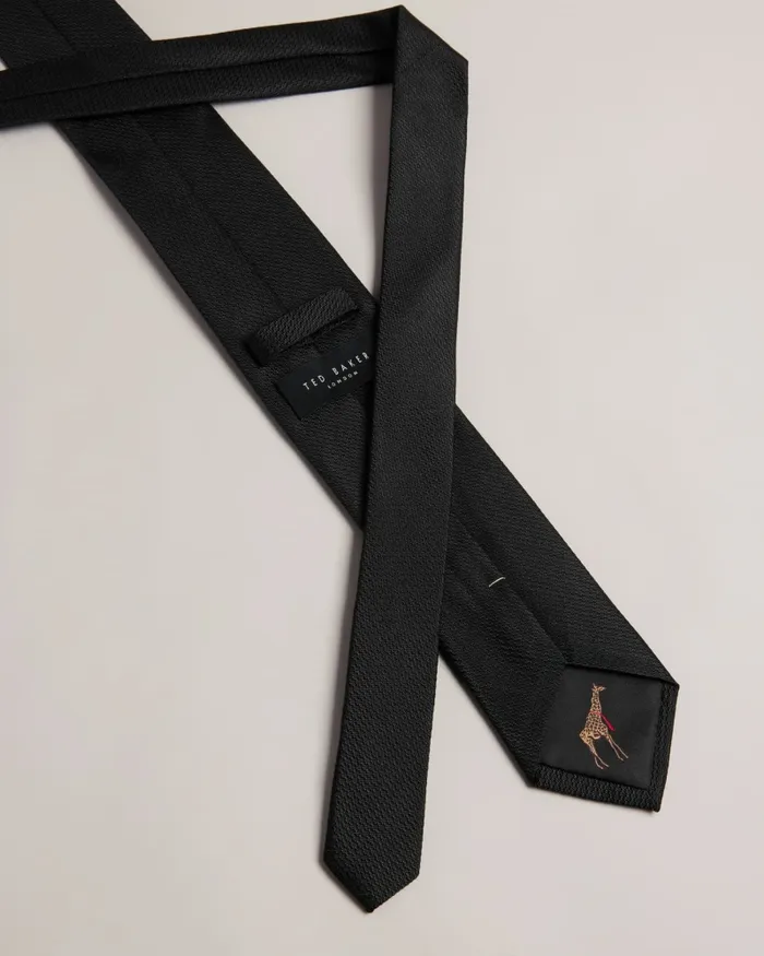 Ted Baker Ties and Bowties Men PHILLO 8211 Textured Tie Black Ted Baker Ties and Bowties Men PHILLO 8211 Textured Tie Black