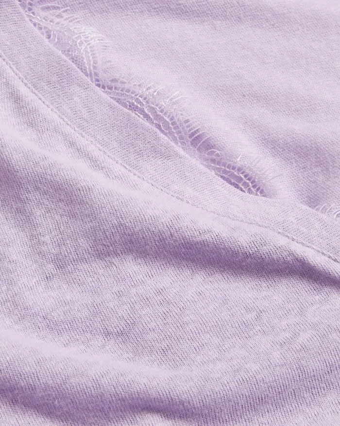 Ted Baker Tops and Blouses Women EFFIY 8211 VNeck Vest With Lace Neckline Lilac Ted Baker Tops and Blouses Women EFFIY 8211 VNeck Vest With Lace Neckline Lilac