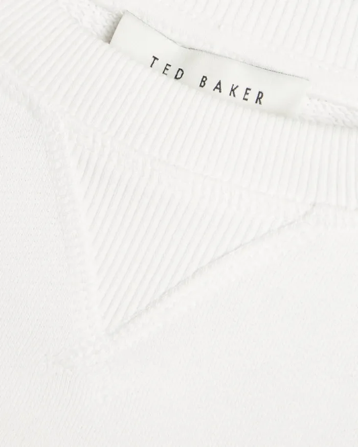 Ted Baker Tops and Blouses Women MARELAA 8211 Placement Print Sweat White Ted Baker Tops and Blouses Women MARELAA 8211 Placement Print Sweat White