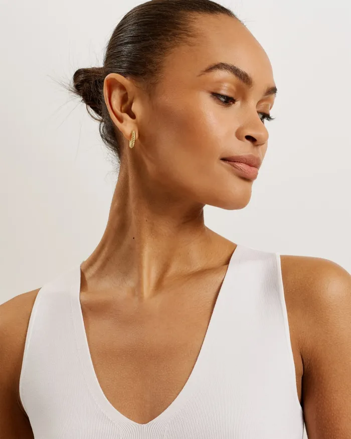 Ted Baker Tops and Blouses Women SARHAA 8211 Engineered Knit Top White Ted Baker Tops and Blouses Women SARHAA 8211 Engineered Knit Top White