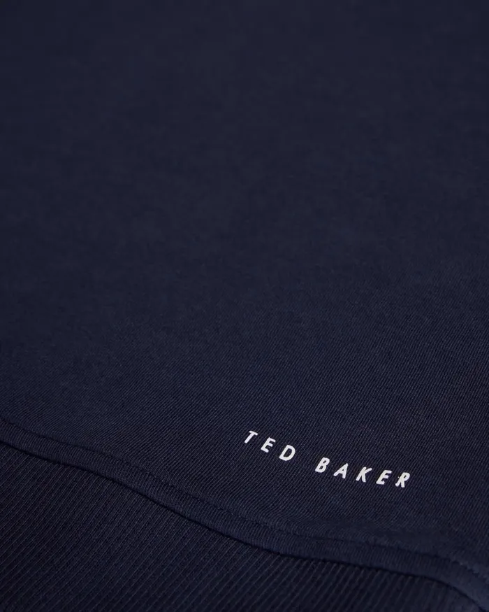 Ted Baker Tops Men ANTRAM 8211 Long Sleeve Half Zip Funnel Neck Navy Ted Baker Tops Men ANTRAM 8211 Long Sleeve Half Zip Funnel Neck Navy