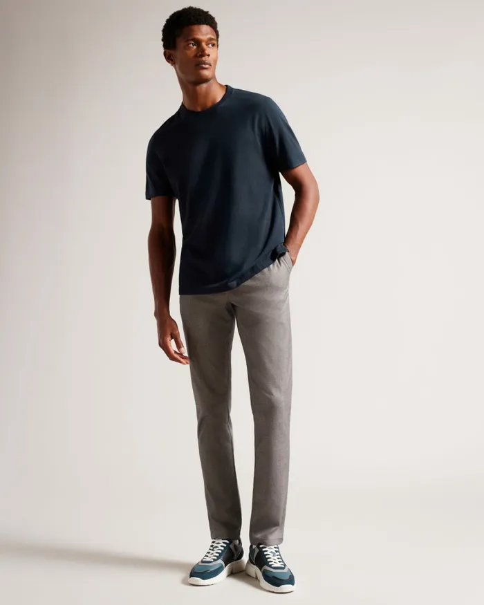 Ted Baker Tops Men ZEPPEL 8211 Cashmere Blend TShirt Navyblue Ted Baker Tops Men ZEPPEL 8211 Cashmere Blend TShirt Navyblue