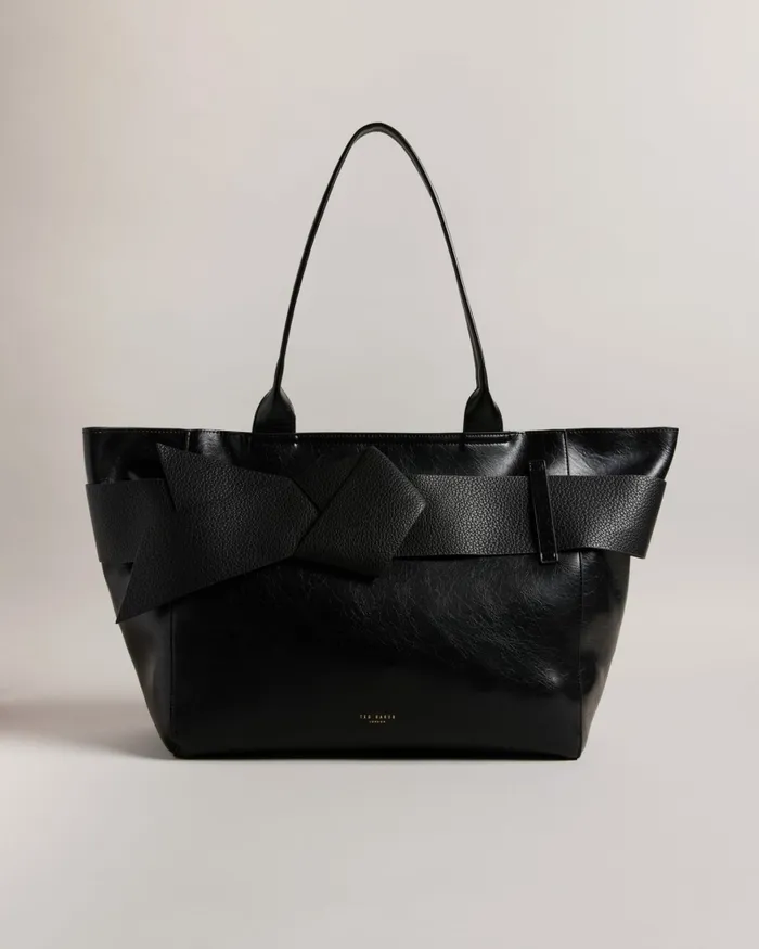 Ted Baker Tote Bags Women JIMMA 8211 PU Large Tote Bag Jetblack Ted Baker Tote Bags Women JIMMA 8211 PU Large Tote Bag Jetblack