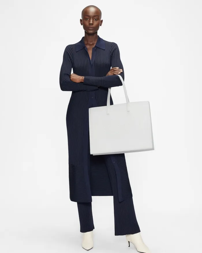 Ted Baker Tote Bags Women SUKICON 8211 Large Icon Bag Light Grey Ted Baker Tote Bags Women SUKICON 8211 Large Icon Bag Light Grey