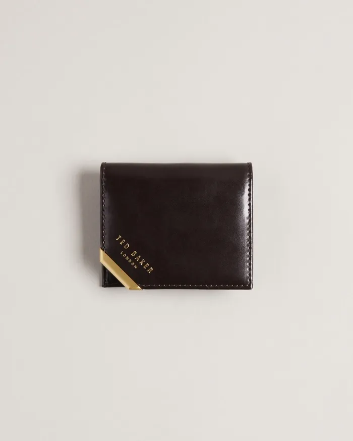 Ted Baker Wallets and Cardholders Men CORAL 8211 Leather Card Wallet Brownchocolate