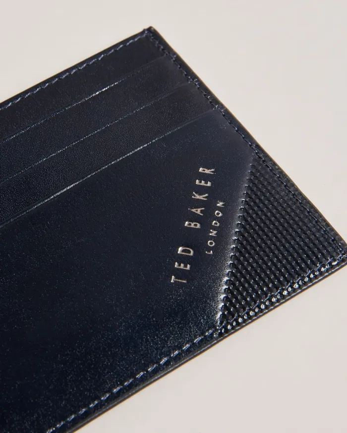 Ted Baker Wallets and Cardholders Men RAFFLES 8211 Embossed Corner Leather Card Holder Navy Ted Baker Wallets and Cardholders Men RAFFLES 8211 Embossed Corner Leather Card Holder Navy