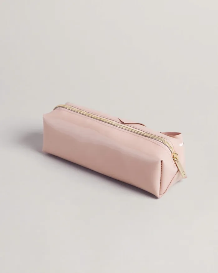 Ted Baker Wash and Makeup Bags Women NIKARA 8211 Knot Bow Brush Case Pale Pink