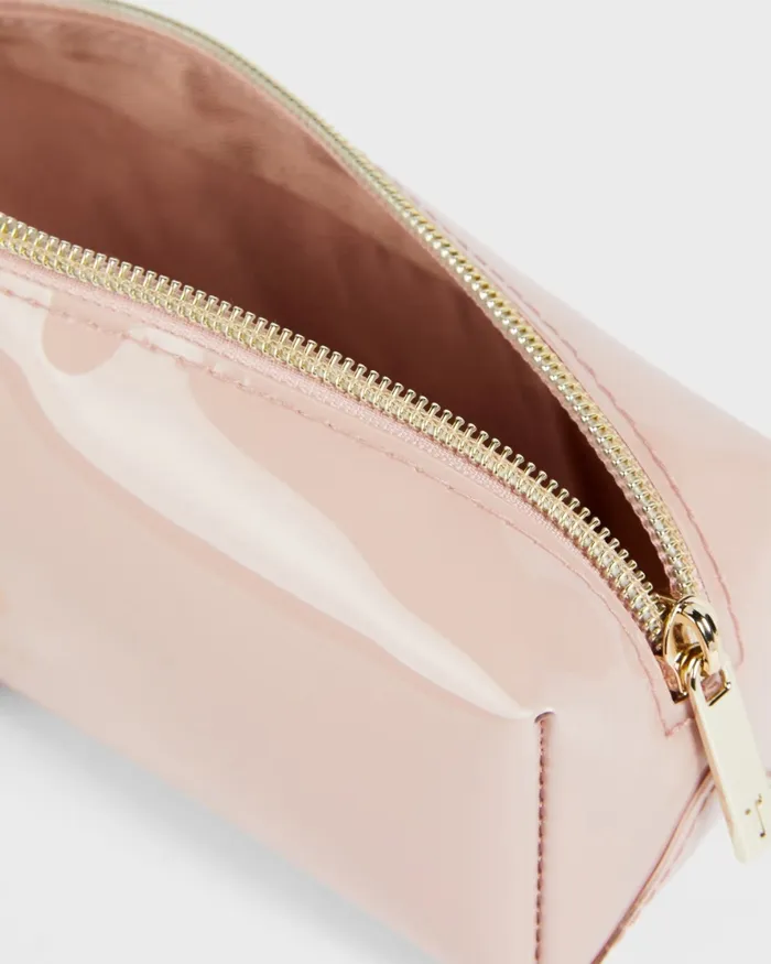 Ted Baker Wash and Makeup Bags Women NIKARA 8211 Knot Bow Brush Case Pale Pink Ted Baker Wash and Makeup Bags Women NIKARA 8211 Knot Bow Brush Case Pale Pink
