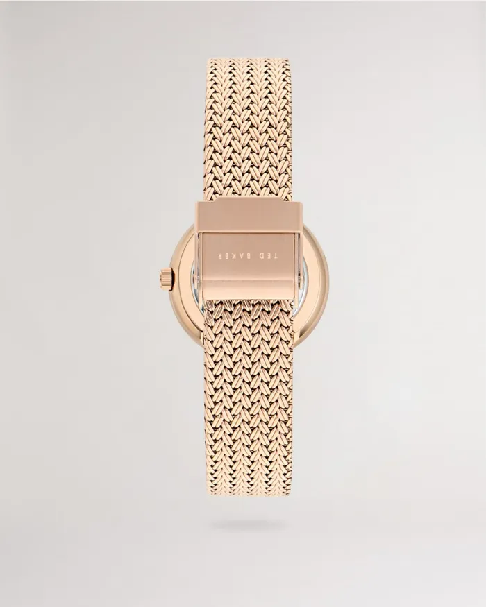 Ted Baker Watches Women EMILYE 8211 Emily Flower Bracelet Watch Rose Gold Colour