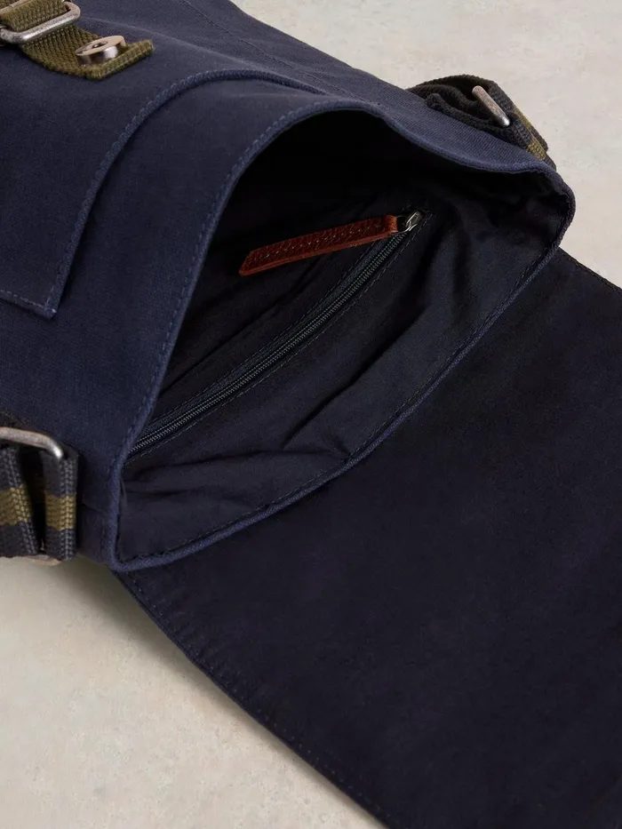 Teddy Canvas Crossbody Bag Navy Multi Men White Stuff Bags Teddy Canvas Crossbody Bag Navy Multi Men White Stuff Bags