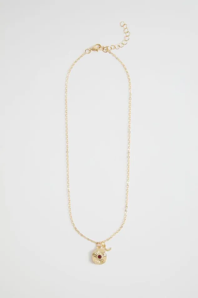 Teen Birthstone Necklace July Seed Heritage Jewellery