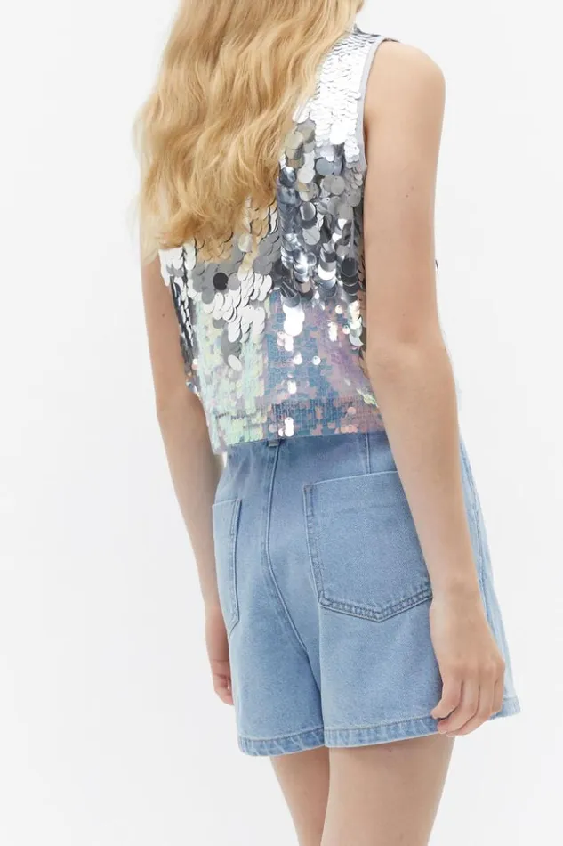 Teen Denim Skort Washed Blue Seed Heritage Denim and Jeans