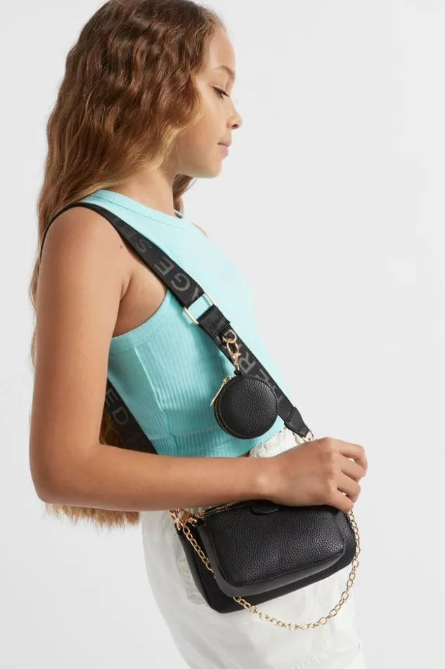 Teen Hybrid Cross Body Bag Black Seed Heritage Bags