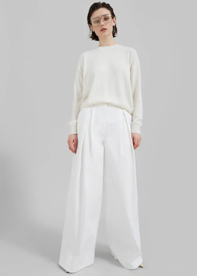 The Garment Avelino Pants 8211 Cream Women The Frankie Shop Clothing