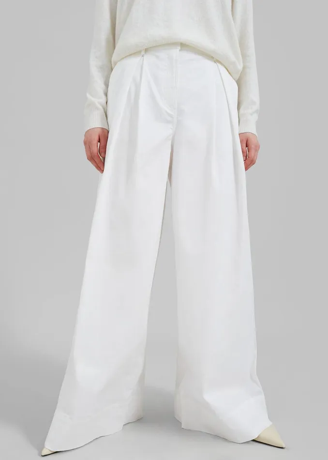 The Garment Avelino Pants 8211 Cream Women The Frankie Shop Clothing