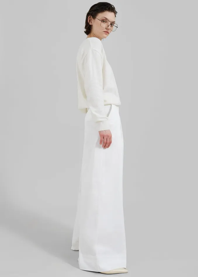 The Garment Avelino Pants 8211 Cream Women The Frankie Shop Clothing