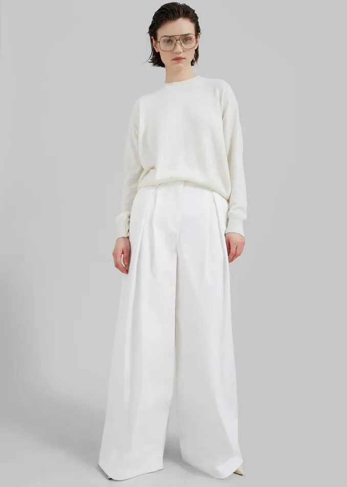 The Garment Avelino Pants 8211 Cream Women The Frankie Shop Clothing
