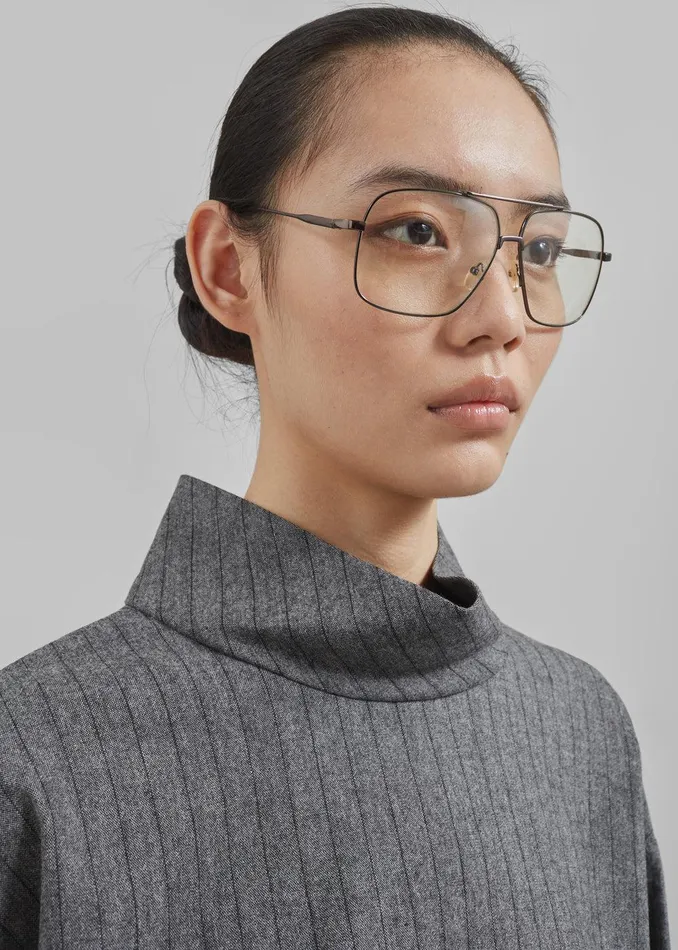 The Garment Tilda Top 8211 GreyBlack Stripe Women The Frankie Shop Clothing