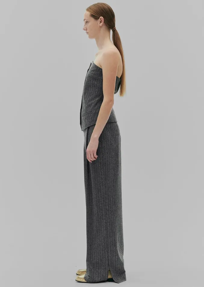 The Garment Tilda Tube Top 8211 GreyBlack Stripe Women The Frankie Shop Clothing