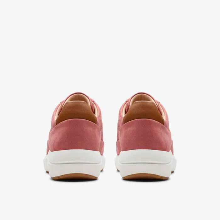 TIVOLI GRACE Dusty Rose Nubuck Women Clarks Sneakers