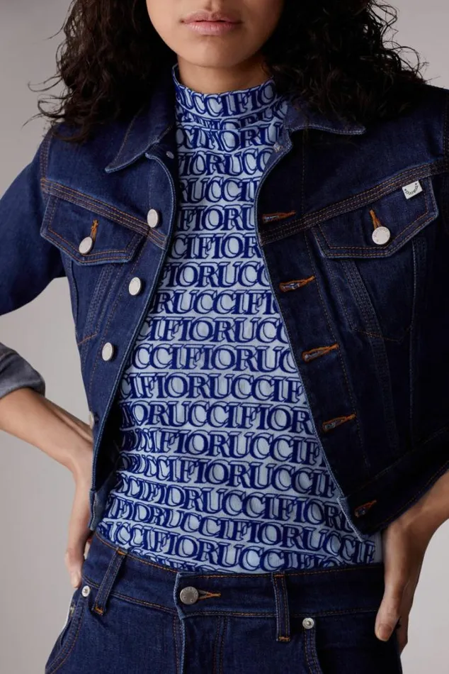 Trucker Denim Jacket Mid Wash Mid Wash Women Fiorucci Trucker Denim Jacket Mid Wash Mid Wash Women Fiorucci