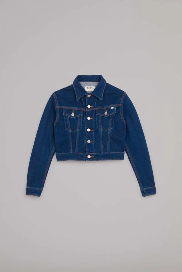 Trucker Denim Jacket Mid Wash Mid Wash Women Fiorucci Trucker Denim Jacket Mid Wash Mid Wash Women Fiorucci