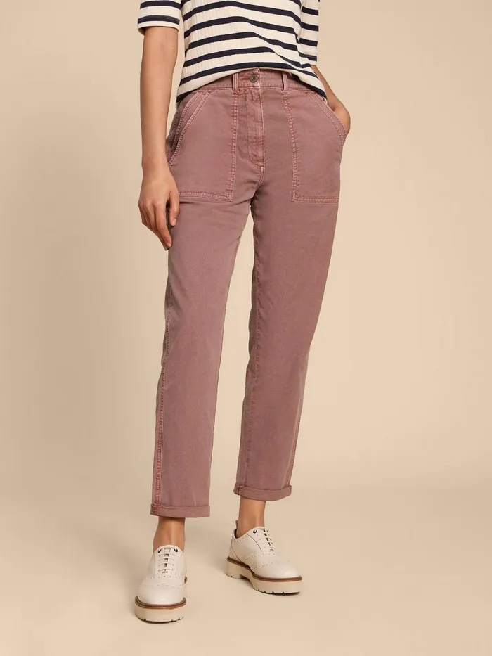 Twister Chino Trouser Dusty Pink Women White Stuff Trousers