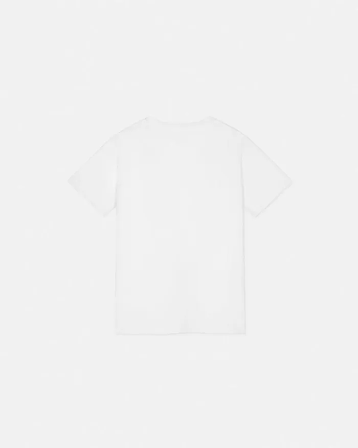 University Coral Kids TShirt White Children Versace Clothing
