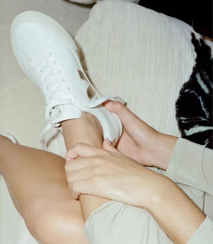 VEJA Campo CAMPO CHROMEFREE LEATHER WHITE PLATINE 8211 Women