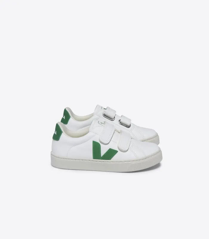 VEJA Esplar ESPLAR CHROMEFREE LEATHER WHITE EMERAUDE 8211 Kids