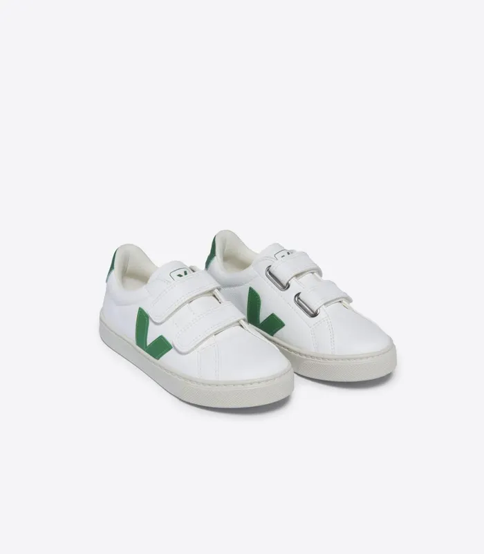 VEJA Esplar ESPLAR CHROMEFREE LEATHER WHITE EMERAUDE 8211 Kids