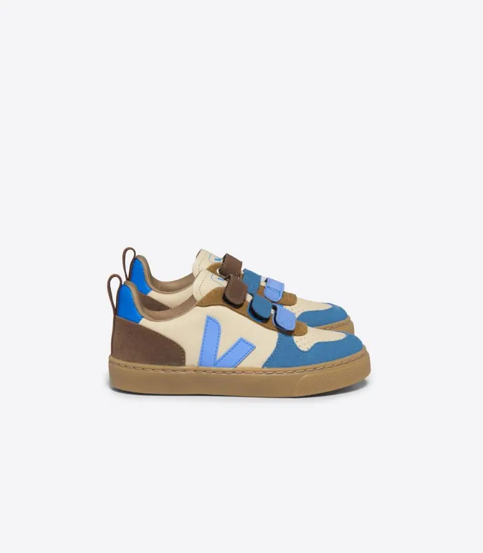 VEJA V10 V10 CHROMEFREE LEATHER CREMA MULTICO AQUA 8211 Kids
