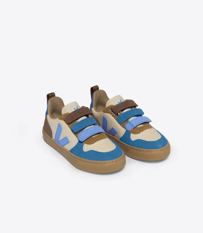 VEJA V10 V10 CHROMEFREE LEATHER CREMA MULTICO AQUA 8211 Kids
