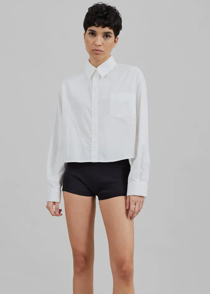 Veronica Mini Knit Shorts 8211 Black Women The Frankie Shop Clothing