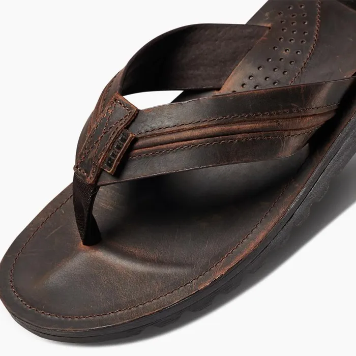 Voyage Lux Dark Brown Men Reef Sandals