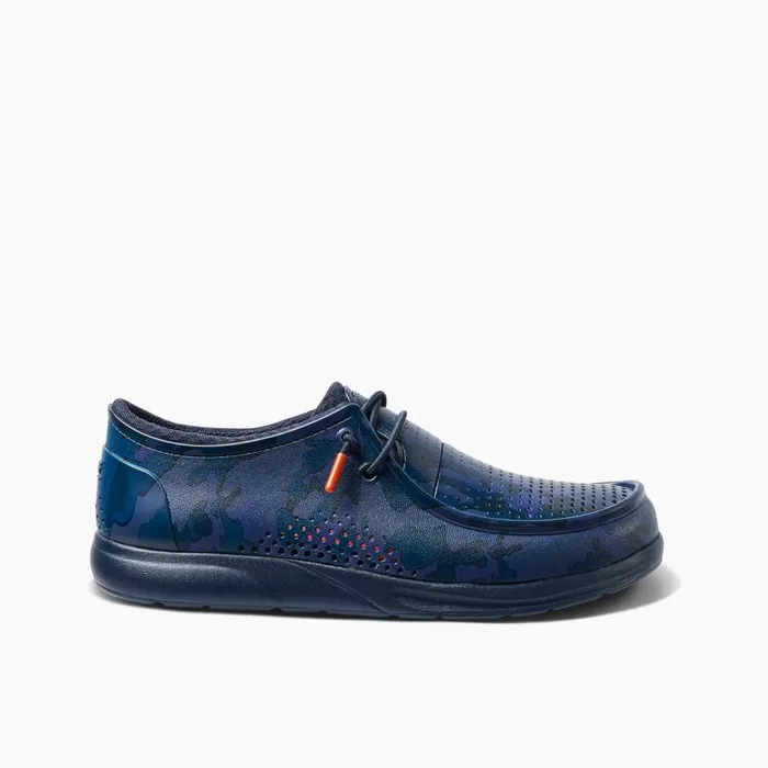 Water Coast Prints Navy Camo Men Reef Shoes