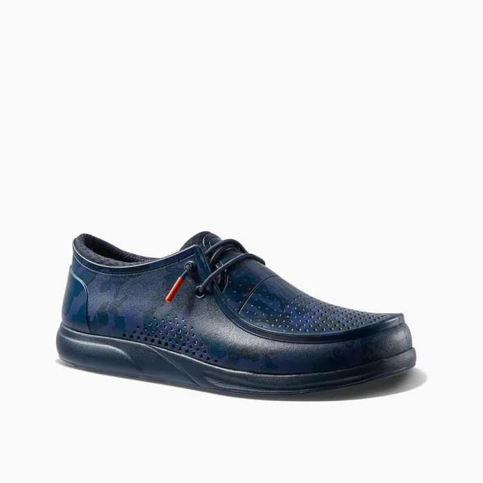 Water Coast Prints Navy Camo Men Reef Shoes