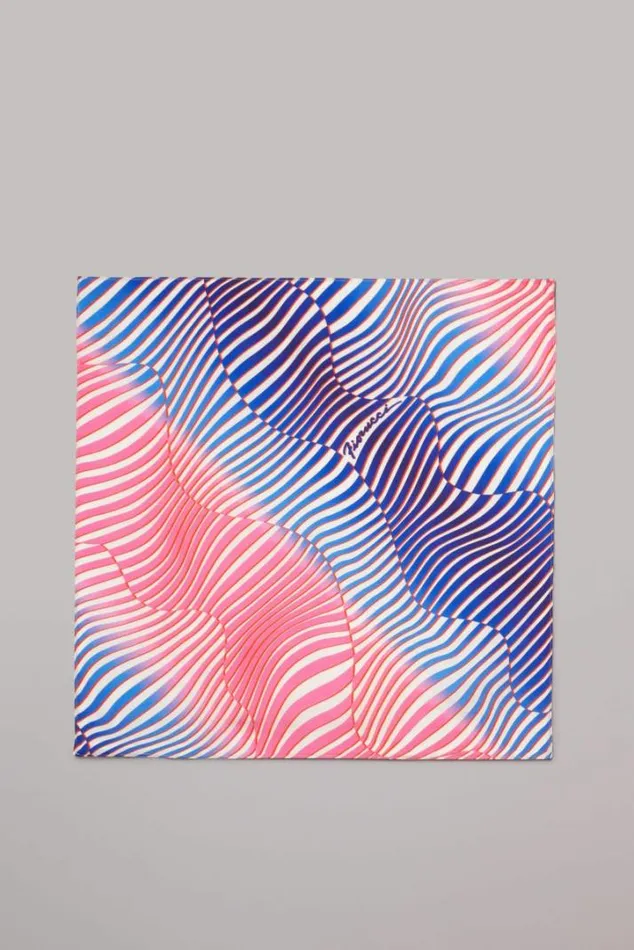 Wave Print Bandana Scarf Multi Multi Accessories Fiorucci