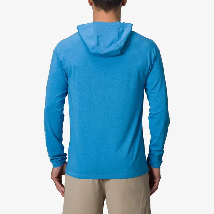 Wellie Too Long Sleeve Hooded Surf Shirt 50 UPF Brilliant Blue Men Reef Surf Shirts Wellie Too Long Sleeve Hooded Surf Shirt 50 UPF Brilliant Blue Men Reef Surf Shirts