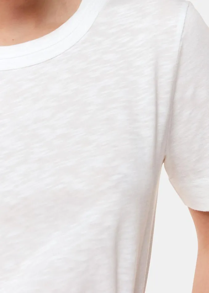 White Rosa Double Trim TShirt Women Whistles Tops