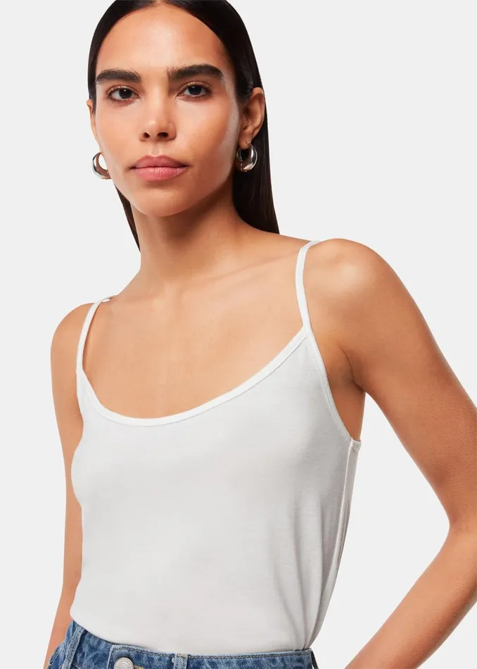 White Ultimate Cami Top Women Whistles Tops