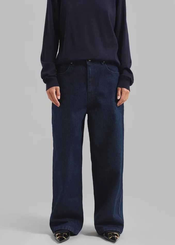 William Denim Pants 8211 Dark Wash Women The Frankie Shop Clothing