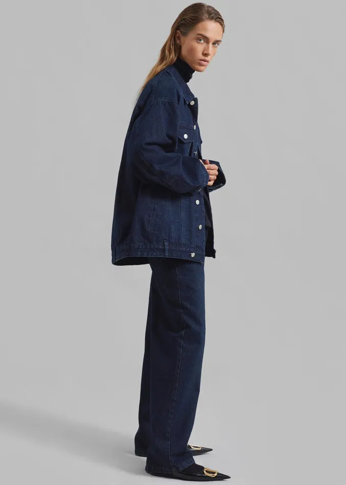 William Denim Pants 8211 Dark Wash Women The Frankie Shop Clothing
