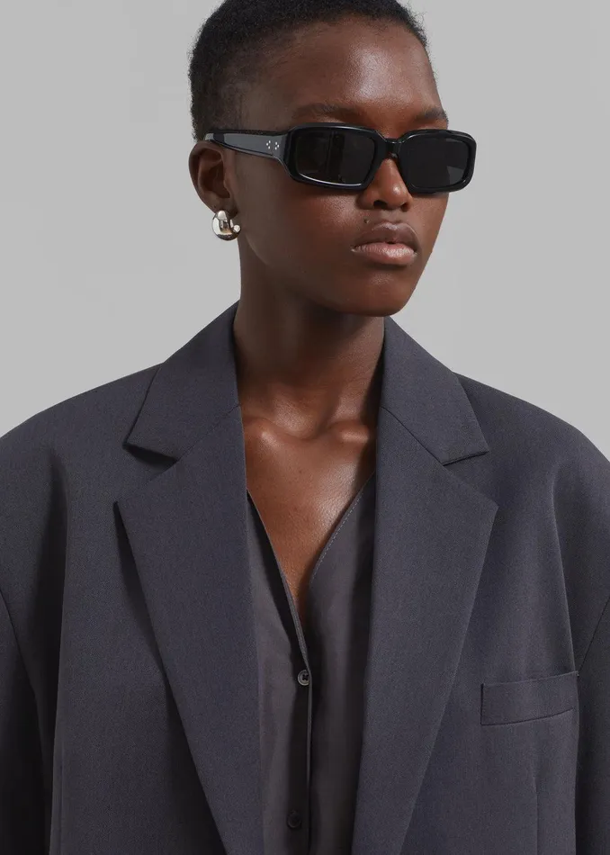 Wilma Blazer 8211 Charcoal Women The Frankie Shop Clothing