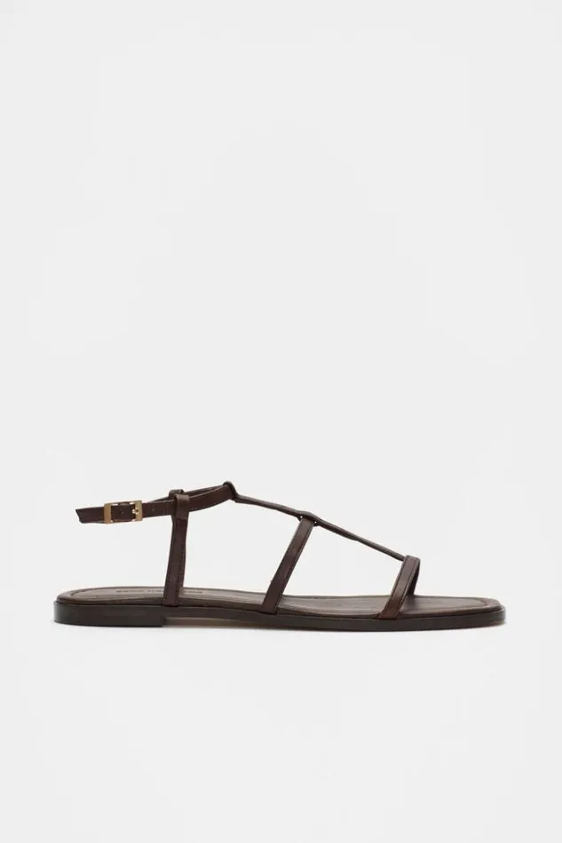 Woman Bridget Sandal Affogato Seed Heritage Flats