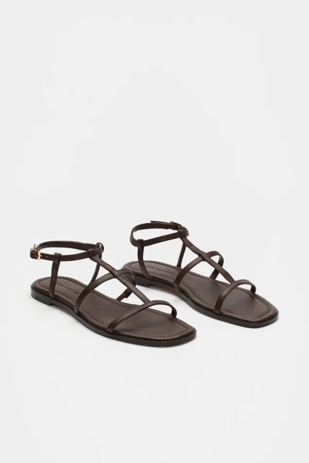 Woman Bridget Sandal Affogato Seed Heritage Flats